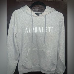 Small Grey Alphalete hoodie